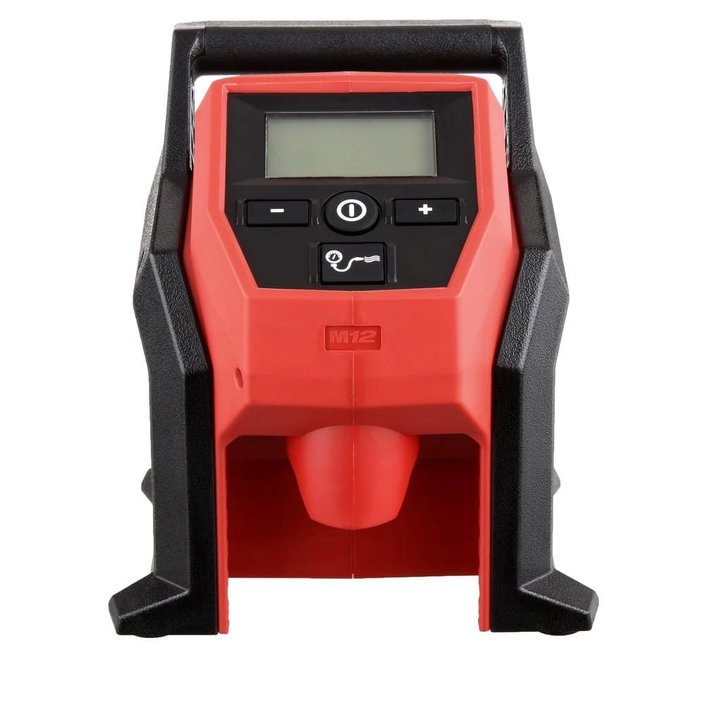 Milwaukee M12 12-Volt Lithium-Ion Cordless Compact Inflator Kit with 4.0 Ah and 2.0 Ah Battery Packs and Charger 2 Milwaukee M12 12-Volt Lithium-Ion Cordless Compact Inflator Kit with 4.0 Ah and 2.0 Ah Battery Packs and Charger - Image 2