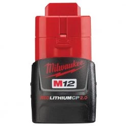 Milwaukee M12 12-Volt Lithium-Ion Cordless Compact Inflator Kit with 4.0 Ah Battery, Charger and Bonus 2.0 Ah Battery Pack -Air Compressors Shop milwaukee inflators 2475 21xc 48 11 2420 a0 1000