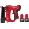 Milwaukee M12 12-Volt 23-Gauge Lithium-Ion Cordless Pin Nailer with Two M12 12-Volt 1.5 Ah Lithium-Ion Compact Battery Packs