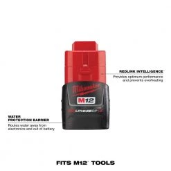 Milwaukee M12 12-Volt 23-Gauge Lithium-Ion Cordless Pin Nailer with Two M12 12-Volt 1.5 Ah Lithium-Ion Compact Battery Packs -Air Compressors Shop milwaukee pin nailers 2540 20 48 11 2411 c3 1000