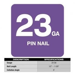 Milwaukee M12 12-Volt 23-Gauge Lithium-Ion Cordless Pin Nailer Kit with M12 Lithium-Ion HACKZALL Cordless Reciprocating Saw -Air Compressors Shop milwaukee pin nailers 2540 21 2420 20 40 1000