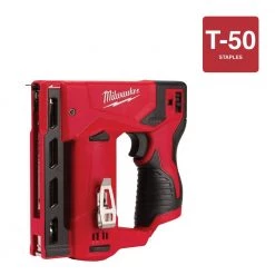 Milwaukee M12 12-Volt Lithium-Ion Cordless 3/8 in. Crown Stapler with One 4.0 Ah and One 2.0 Ah Battery Packs and Charger -Air Compressors Shop milwaukee pneumatic staplers 2447 20 48 59 2424 40 1000 1