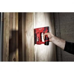 Milwaukee M12 12-Volt Lithium-Ion Cordless 3/8 in. Crown Stapler with One 4.0 Ah and One 2.0 Ah Battery Packs and Charger -Air Compressors Shop milwaukee pneumatic staplers 2447 20 48 59 2424 44 1000 1