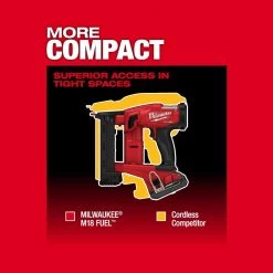 Milwaukee M18 FUEL 18V Lithium-Ion Brushless Cordless 18-Gauge 1/4 in. Narrow Crown Stapler W/ 8.0Ah Battery & Rapid Charger -Air Compressors Shop milwaukee pneumatic staplers 2749 20 48 59 1880 77 1000