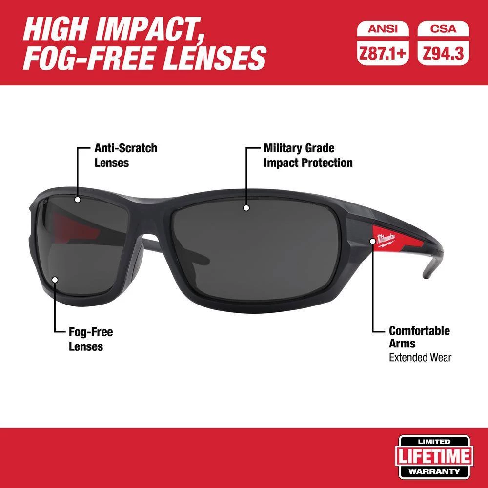 Milwaukee M18 FUEL 1/4 in. 18-Volt 18-Gauge Lithium-Ion Brushless Narrow Crown Stapler and Tinted Performance Safety Glasses 4 Milwaukee M18 FUEL 1/4 in. 18-Volt 18-Gauge Lithium-Ion Brushless Narrow Crown Stapler and Tinted Performance Safety Glasses - Image 4