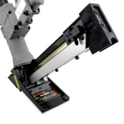 NuMax Pneumatic 3-in-1 15.5 and 16 Gauge 2 in. Flooring Nailer / Stapler with Flooring Mallet and Interchangeable Base Plates -Air Compressors Shop numax floor nailers sfl618 fa 1000