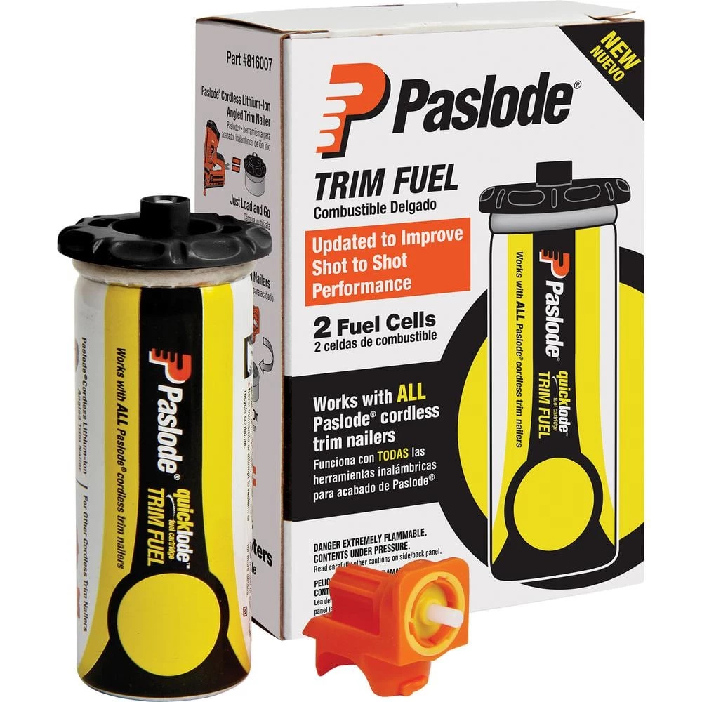 Paslode Universal Trim Yellow Fuel Cells for Cordless Trim Nailers (2-Pack) 1 Paslode Universal Trim Yellow Fuel Cells for Cordless Trim Nailers (2-Pack)