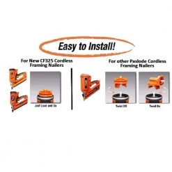 Paslode Universal Spare Framing Fuel for All Cordless Framers -Air Compressors Shop paslode fuel cells 816008 40 1000