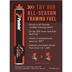 Paslode Universal Spare Framing Fuel for All Cordless Framers -Air Compressors Shop paslode fuel cells 816008 77 1000