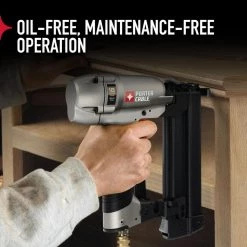 Porter-Cable 18-Gauge Pneumatic Brad Nailer Kit -Air Compressors Shop porter cable brad nailers bn200c 4f 1000