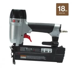 Porter-Cable 18-Gauge Pneumatic Brad Nailer Kit -Air Compressors Shop porter cable brad nailers bn200c 76 1000