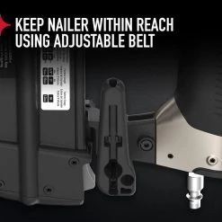 Porter-Cable 18-Gauge Pneumatic Brad Nailer Kit -Air Compressors Shop porter cable brad nailers bn200c 77 1000