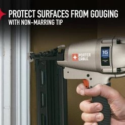 Porter-Cable Pneumatic 16-Gauge 2-1/2 in. Nailer Kit -Air Compressors Shop porter cable finishing nailers fn250c 4f 1000