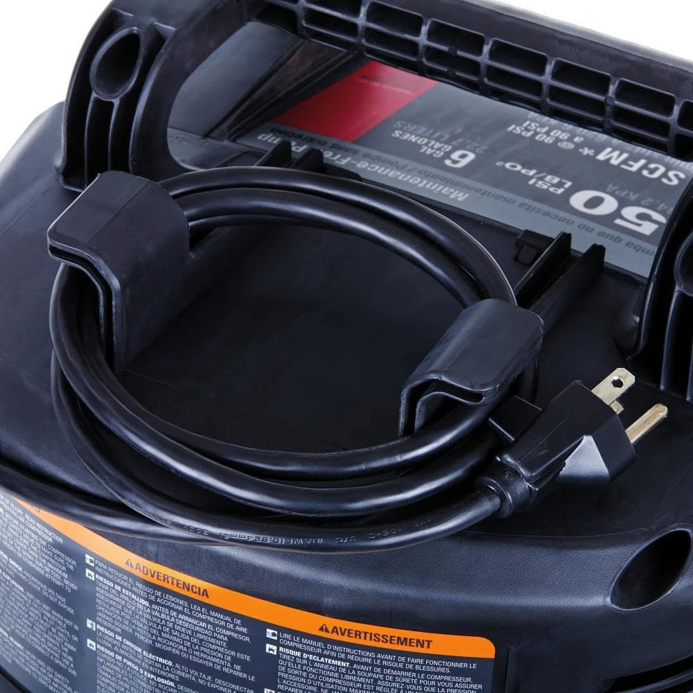 Porter-Cable 6 Gal. 150 PSI Portable Electric Pancake Air Compressor 12 Porter-Cable 6 Gal. 150 PSI Portable Electric Pancake Air Compressor - Image 12