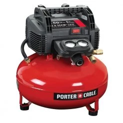 Porter-Cable 6 Gal. 150 PSI Portable Electric Air Compressor, 18-Gauge Brad Nailer and 18-Gauge Brad Nails (900 per Box) -Air Compressors Shop porter cable portable air compressors pcfp12236bn18pp a0 1000