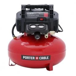 Porter-Cable 6 Gal. 150 PSI Portable Electric Air Compressor, 18-Gauge Brad Nailer and 23-Gauge 1-3/8 in. Pin Nailer -Air Compressors Shop porter cable portable air compressors pcfp12236pin138 44 1000