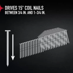 Porter-Cable Pneumatic 15-Degree Coil Roofing Nailer -Air Compressors Shop porter cable roofing nailers rn175c 66 1000