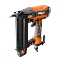 RIDGID Pneumatic 18-Gauge 2-1/8 in. Brad Nailer and 16-Gauge 2-1/2 in. Straight Finish Nailer Kit -Air Compressors Shop ridgid air tool kits r692bffn 4f 1000