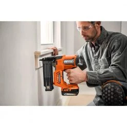 RIDGID 18V Brushless Cordless 18-Gauge 2-1/8 in. Brad Nailer (Tool Only) with CLEAN DRIVE Technology -Air Compressors Shop ridgid brad nailers r09891b 4f 1000
