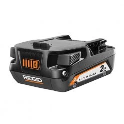 RIDGID 18V Brushless Cordless 18-Gauge 2-1/8 in. Brad Nailer with CLEAN DRIVE Technology with 2.0 Ah Battery and Charger -Air Compressors Shop ridgid brad nailers r09891k 4f 1000