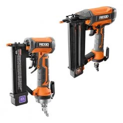 RIDGID Pneumatic 18-Gauge 2-1/8 in. Brad Nailer and 23-Gauge Headless Pin Nailer
