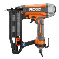 RIDGID Pneumatic 16-Gauge 2-1/2 in. Straight Finish Nailer with CLEAN DRIVE Technology -Air Compressors Shop ridgid finishing nailers r250sff c3 1000