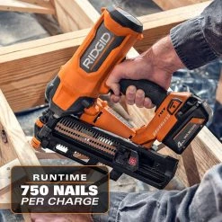 RIDGID 18V Brushless Cordless 21° 3-1/2 in. Framing Nailer (Tool Only) -Air Compressors Shop ridgid framing nailers r09894b 1d 1000