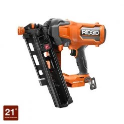 RIDGID 18V Brushless Cordless 21° 3-1/2 in. Framing Nailer (Tool Only)