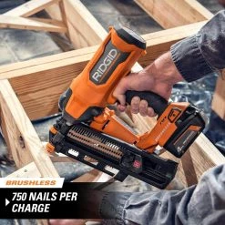 RIDGID 18V Lithium-Ion Brushless Cordless 21° 3-1/2 in. Framing Nailer with 18V Lithium-Ion 4.0 Ah Battery 19 RIDGID 18V Lithium-Ion Brushless Cordless 21° 3-1/2 in. Framing Nailer with 18V Lithium-Ion 4.0 Ah Battery -Air Compressors Shop ridgid framing nailers r09894b ac87004 1d 1000