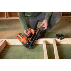 RIDGID 18V Brushless Cordless 21° 3-1/2 in. Framing Nailer Kit with 4.0 Ah MAX Output Lithium-Ion Battery and Charger -Air Compressors Shop ridgid framing nailers r09894b ac9540 4f 1000