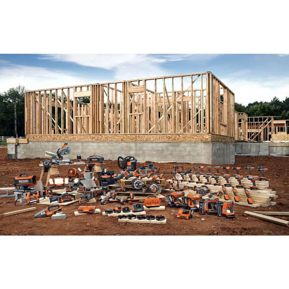 RIDGID 18V 21 Degree Framing Nailer, FREE Multi-Tool & 4.0Ah MO Battery 14 RIDGID 18V 21 Degree Framing Nailer, FREE Multi-Tool & 4.0Ah MO Battery - Image 14