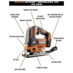 RIDGID 18V 21 Degree Framing Nailer, FREE Jig-Saw & Multi-Tool -Air Compressors Shop ridgid framing nailers r09894b r8832b r86240b 40 1000