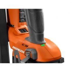 RIDGID 18V Brushless Cordless 21° 3-1/2 in. Framing Nailer Kit with 4.0 Ah Battery and Charger -Air Compressors Shop ridgid framing nailers r09894kn 44 1000