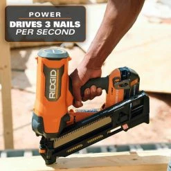 RIDGID 18V Brushless Cordless 30-Degree 3-1/2 in. Framing Nailer Kit with 4.0 Ah MAX Output Lithium-Ion Battery and Charger -Air Compressors Shop ridgid framing nailers r09895b ac9540 66 1000