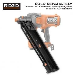 RIDGID 18V Brushless Cordless 30° 3-1/2 in. Framing Nailer with Brushless Jig Saw (Tools Only) 23 RIDGID 18V Brushless Cordless 30° 3-1/2 in. Framing Nailer with Brushless Jig Saw (Tools Only) -Air Compressors Shop ridgid framing nailers r09895b r8832b 44 1000