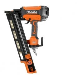 RIDGID Pneumatic 21-Degree 3-1/2 in. Round Head Framing Nailer -Air Compressors Shop ridgid framing nailers r350rhf 1f 1000