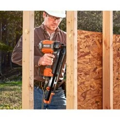 RIDGID Pneumatic 21-Degree 3-1/2 in. Round Head Framing Nailer with 1/4 in. 50 ft. Lay Flat Air Hose -Air Compressors Shop ridgid framing nailers r350rhf r5025lf 1f 1000
