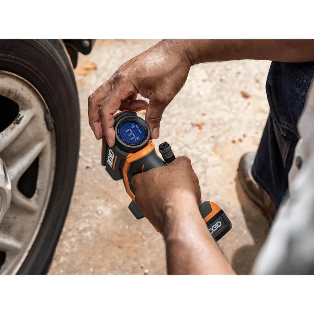 RIDGID 18V Cordless Digital Inflator (Tool Only) 8 RIDGID 18V Cordless Digital Inflator (Tool Only) - Image 8