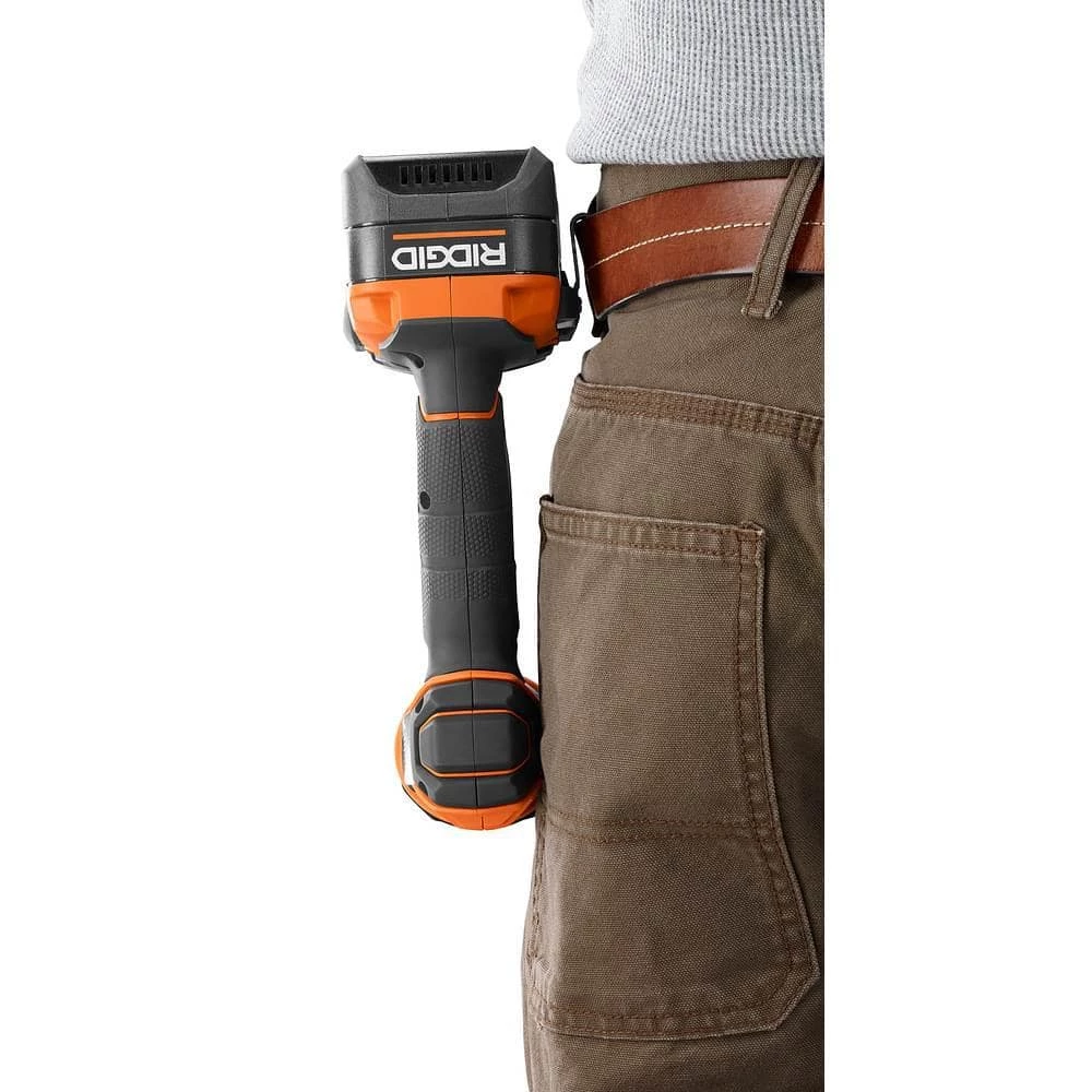 RIDGID 18V Cordless 2-Tool Combo Kit with Digital Inflator and Torch Light (Tools Only) 9 RIDGID 18V Cordless 2-Tool Combo Kit with Digital Inflator and Torch Light (Tools Only) - Image 9