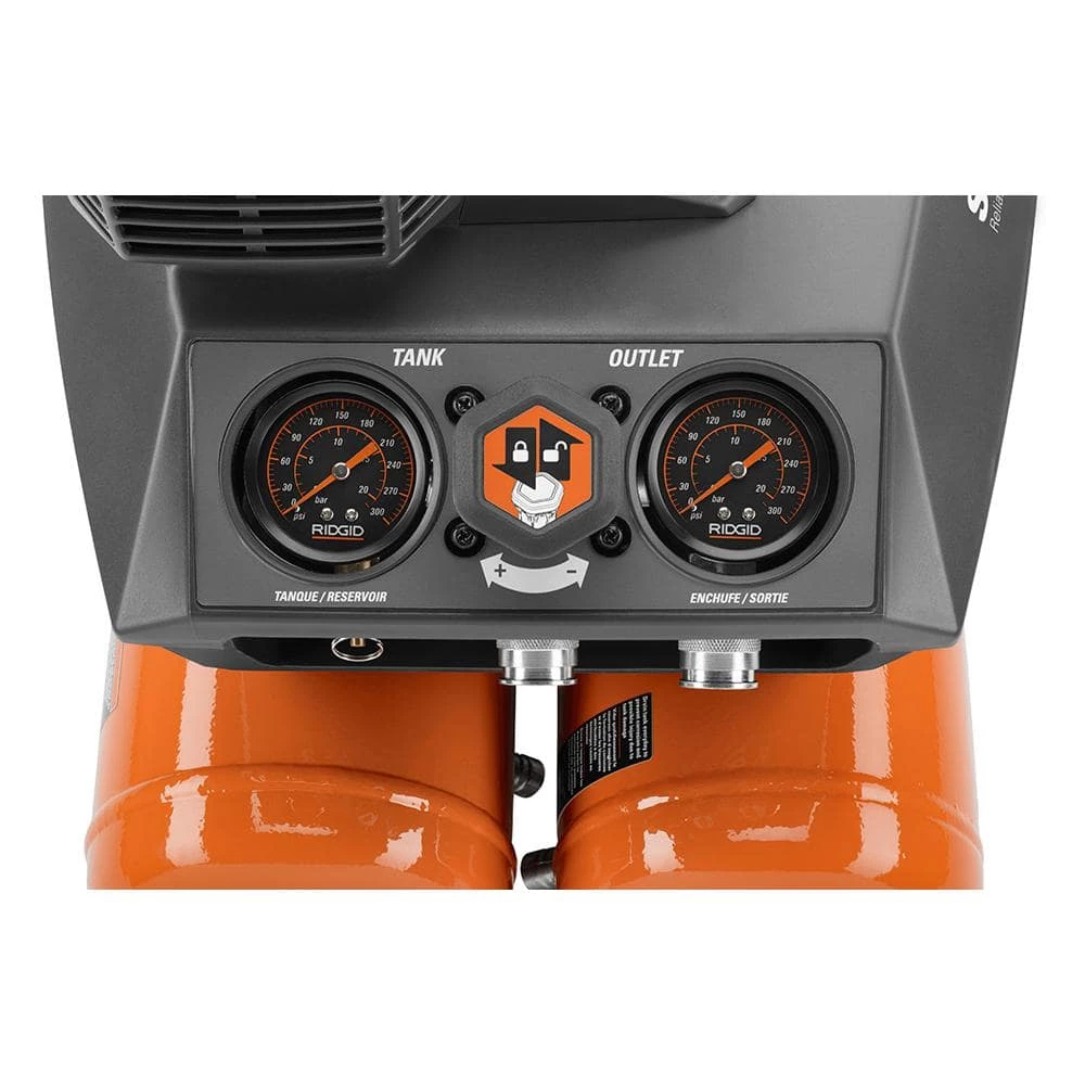 RIDGID 4.5 Gal. Portable Electric Quiet Air Compressor 6 RIDGID 4.5 Gal. Portable Electric Quiet Air Compressor - Image 6