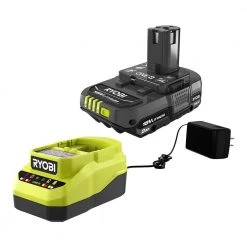 RYOBI ONE+ 18V Cordless Grease Gun with 2.0 Ah Battery and Charger -Air Compressors Shop ryobi air grease guns p3410 psk005 77 1000