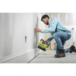 RYOBI ONE+ 18V Cordless 2-Tool Combo Kit with 18-Gauge Brad Nailer and 23-Gauge 1-3/8 in. Headless Pin Nailer (Tools Only) -Air Compressors Shop ryobi brad nailers p320 p318 77 1000