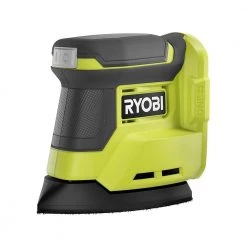 RYOBI ONE+ 18V Cordless AirStrike 18-Gauge Brad Nailer with Cordless Corner Cat Finish Sander (Tools Only) -Air Compressors Shop ryobi brad nailers p320 pcl416b a0 1000