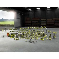 RYOBI ONE+ 18V Cordless AirStrike 18-Gauge Brad Nailer with Cordless Corner Cat Finish Sander (Tools Only) -Air Compressors Shop ryobi brad nailers p320 pcl416b fa 1000