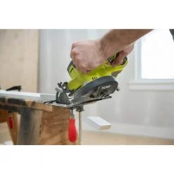 RYOBI ONE+ 18V Cordless 2-Tool Combo Kit with 18-Gauge Brad Nailer and Circular Saw (Tools Only) -Air Compressors Shop ryobi brad nailers p320 pcl500b 77 1000