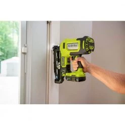 RYOBI ONE+ 18V Cordless 18-Gauge AirStrike Brad Nailer Kit with 16-Gauge AirStrike Finish Nailer, 1.5 Ah Battery, and Charger 24 RYOBI ONE+ 18V Cordless 18-Gauge AirStrike Brad Nailer Kit with 16-Gauge AirStrike Finish Nailer, 1.5 Ah Battery, and Charger -Air Compressors Shop ryobi brad nailers pcl1202kn1 1f 1000