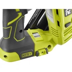 RYOBI ONE+ 18V Cordless AirStrike 15-Gauge Angled Finish Nailer with HIGH PERFORMANCE 4.0 Ah Battery and Charger Kit -Air Compressors Shop ryobi finishing nailers p330 psk004 a0 1000