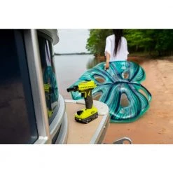 RYOBI ONE+ 18V Cordless High Volume Power Inflator (Tool Only) -Air Compressors Shop ryobi inflators p738 66 1000