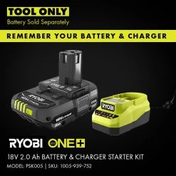 RYOBI ONE+ 18V Cordless Power Inflator and High Volume Inflator 2-Tool Combo Kit (Tools Only) -Air Compressors Shop ryobi inflators p738 p737d 44 1000