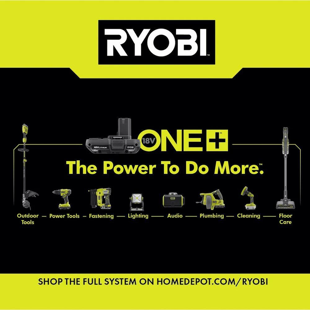 RYOBI ONE+ 18V Cordless High Volume Power Inflator with HIGH PERFORMANCE 4.0 Ah Battery and Charger Kit 13 RYOBI ONE+ 18V Cordless High Volume Power Inflator with HIGH PERFORMANCE 4.0 Ah Battery and Charger Kit - Image 13